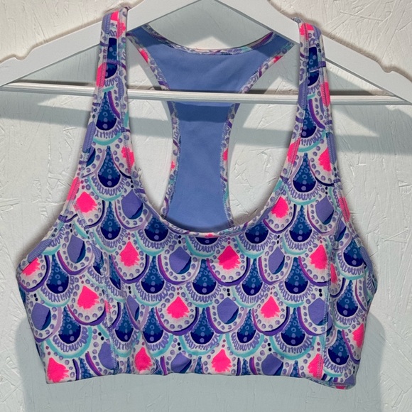 Lilly Pulitzer Teegan Sports Bra large Luxletic - Picture 2 of 4
